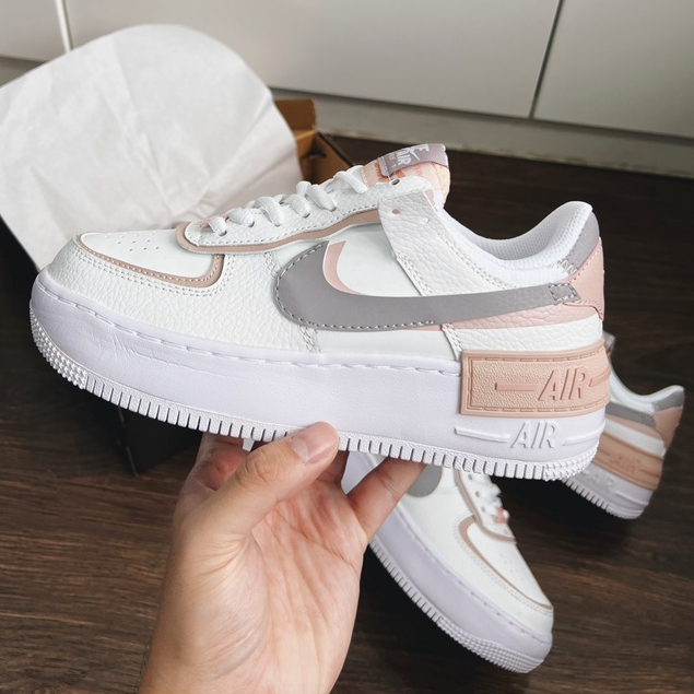 Giày Thể Thao/Giày Sneaker Shadow "Amenthys Ash". Giày sneaker AF1 Shadow Nữ Tính Mẫu Mới Nhất