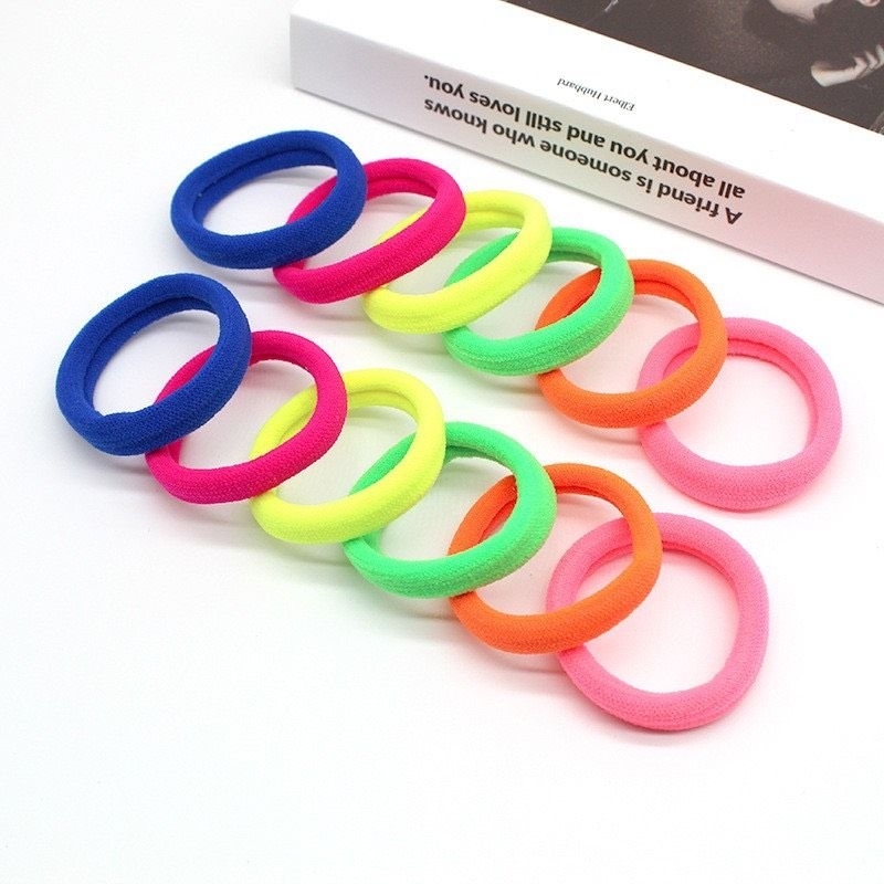 Set 2 cái cột tóc thun co giãn