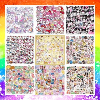 Set 100 hình dán sticker chống nước