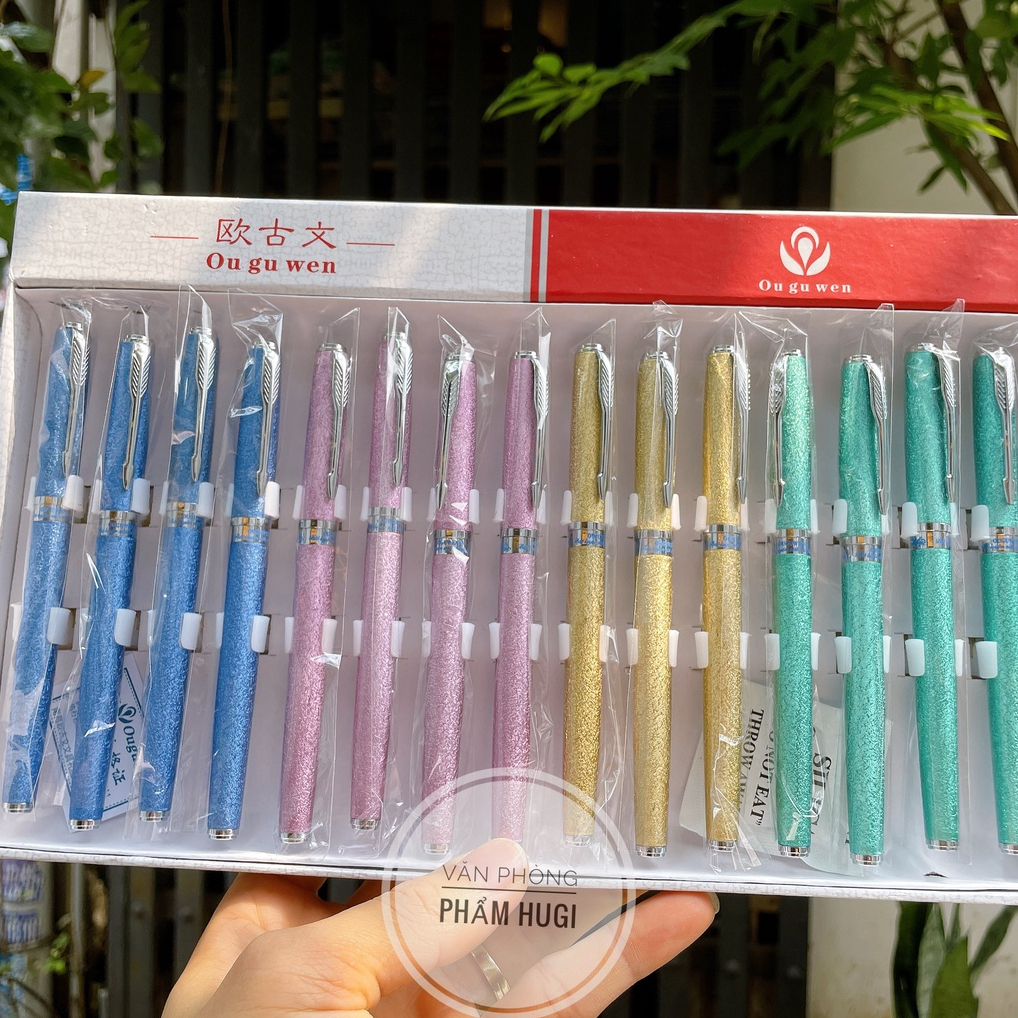 Bút máy luyện chữ đẹp ngòi lá tre tạo nét thanh đậm (Ouguwen-005)
