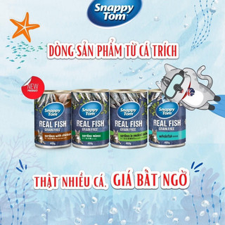 [MUA 4 TẶNG 1 xé nhãn] Pate Snappy Tom 400g