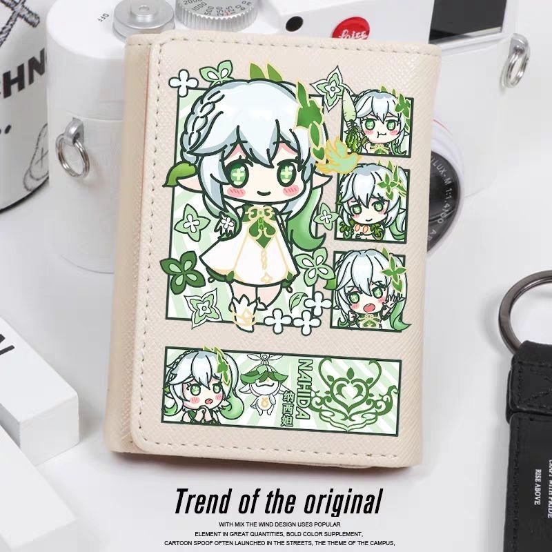 Ví in hình Genshin Impact dễ thương