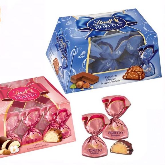Socola lindt bọc hạt dẻ 138g (2 loại)