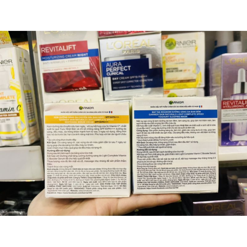 Kem dưỡng sáng da Garnier