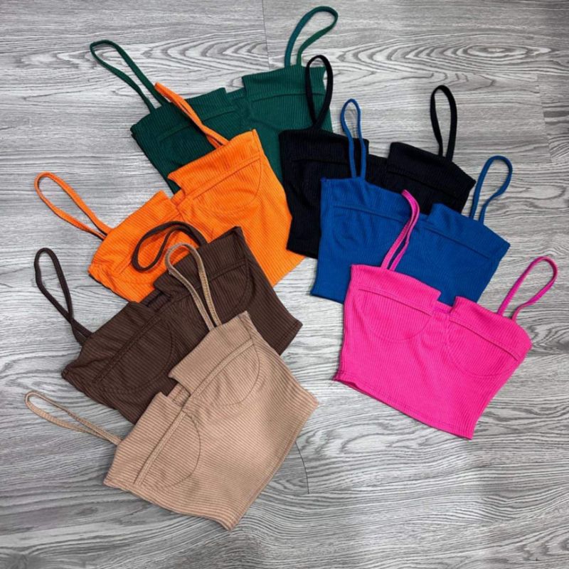 Áo 2 dây kiểu cúp ngực xinh ( ảnh thật trải sàn )