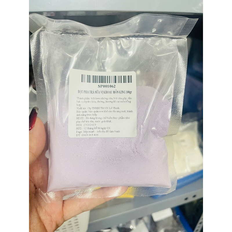 Bột pha trà sữa vị Khoai môn - Socola - trà xanh King