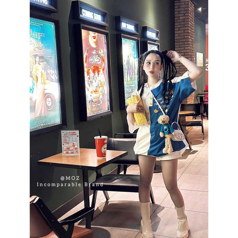 Áo Phông Gấu 13DE MARZO Phối Màu Hot Hit