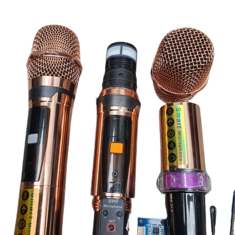 Micro UHF Kim Loại hồng Cao Cấp