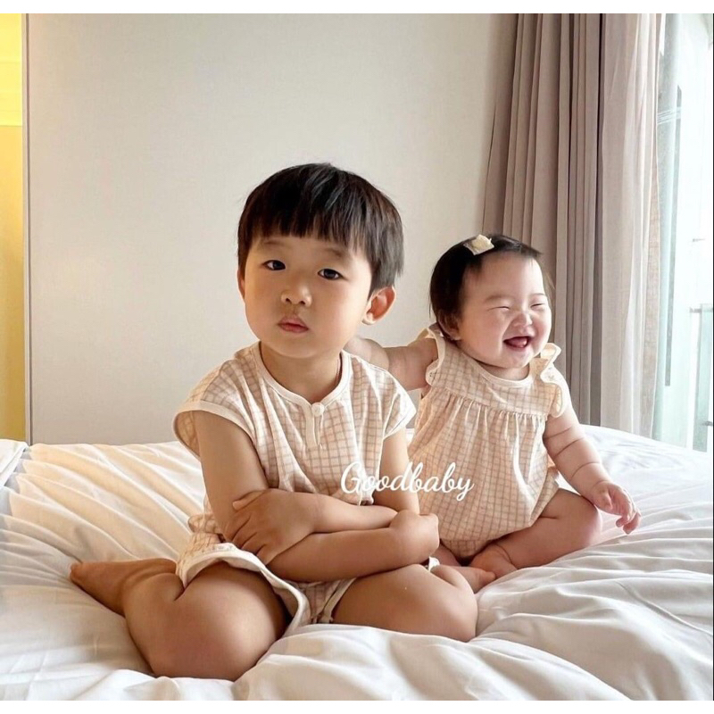 Body suit cotton màu kẻ, mỏng mát mặc hè siêu thích, hãng hết vải nên sale 30%