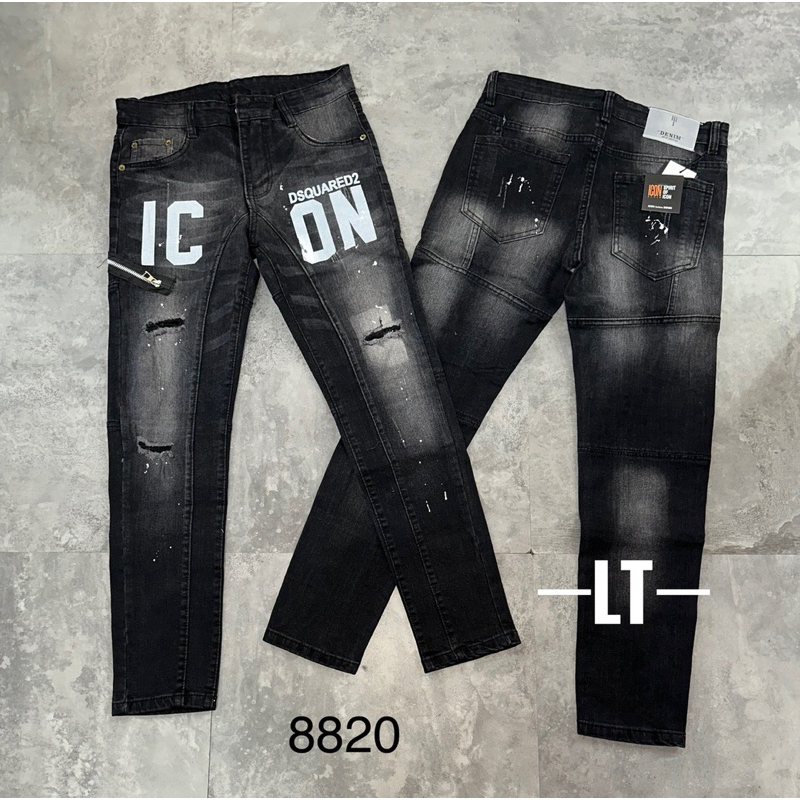 Những mâu quần jen nam  dài dsq ông côn quản châu lô gô hót nhất 2023 hình  ảnh  thật  giá rẻ khoá  lệch  kéo vàng