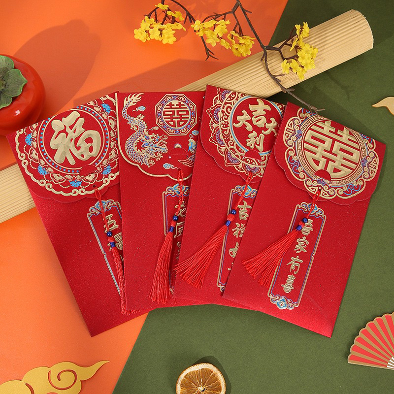 BAO LÌ XÌ CƯỚI LOẠI ĐẸP GIẤY KIM TUYẾN SANG TRỌNG