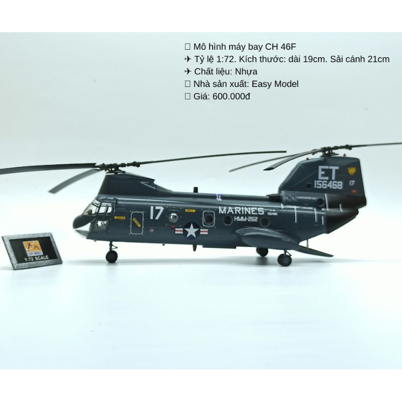 Mô hình máy bay trực thăng tỷ lệ 1/72