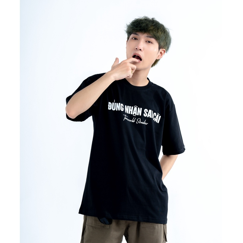 Áo Thun Local Brand Teeworld Đúng Nhận Sai Cãi Nam Nữ Form Rộng Unisex