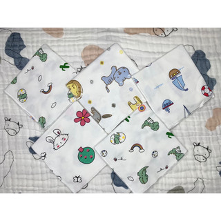[THẮM ĐINH] Set 10 khăn yếm cotton mềm mại cho bé
