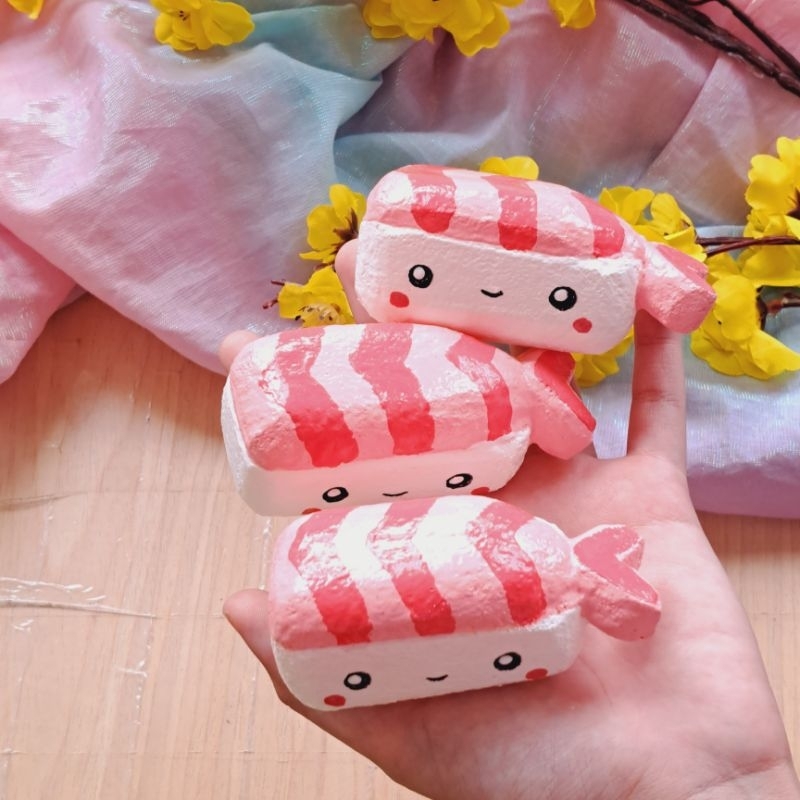 Squishy handmade sushi tôm Nhật Bản [Shop Thảo Tâm]