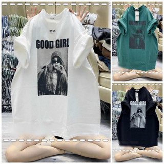 Áo phông nữ cotton khô in hình cô gái good girl