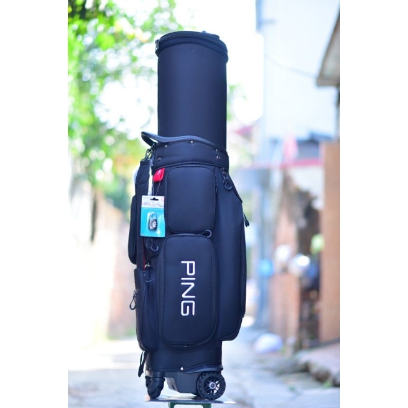 Túi đựng gậy Golf bánh xe Ping, Honma, Titleist, Taylormade - Chất liệu vải cao cấp chống thấm nước