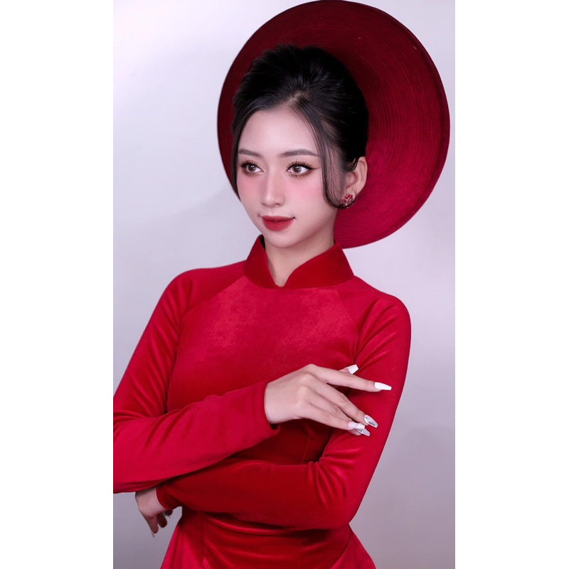 khăn đóng áo dài tầng bao nhẹ nhàng sáng trọng đủ màu