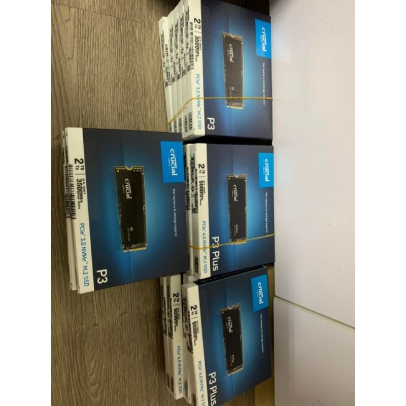 Ổ cứng SSD Crucial P3 Plus - 1TB M2 2280 PCIe Gen4x4 - Bảo hành 5 năm