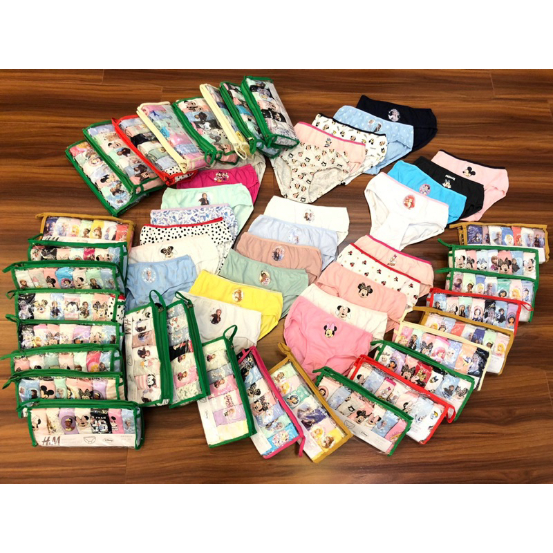 Set 7c quần chip tam giác bé gái dư xịn