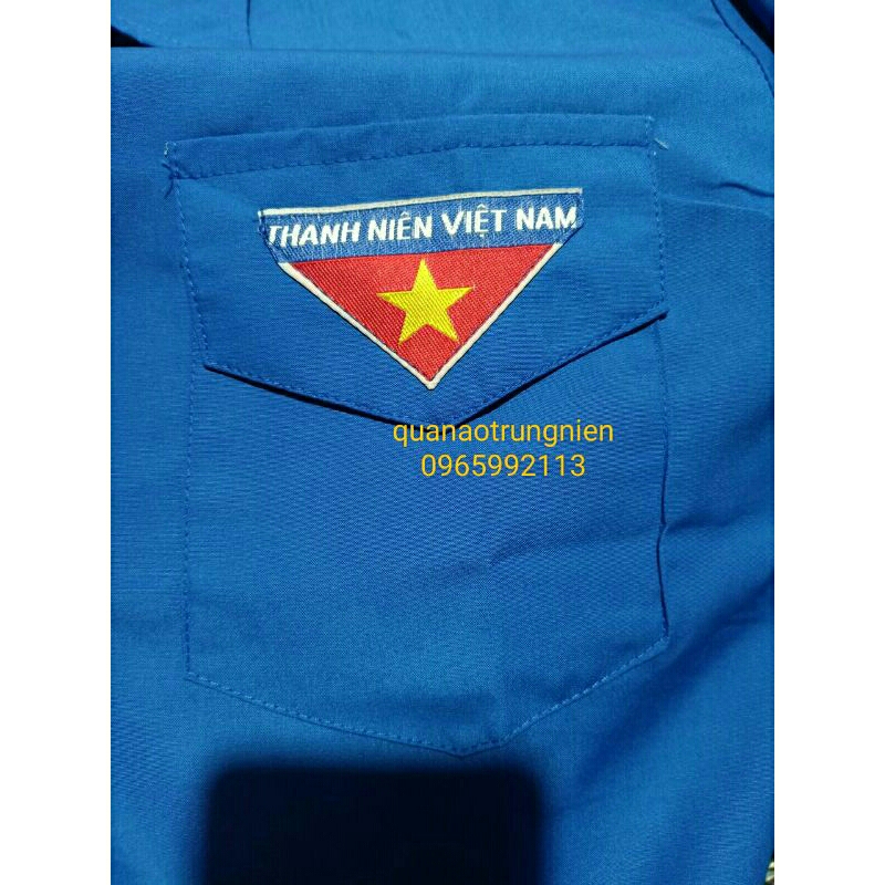 Áo đoàn thanh niên  loại đẹp, thêu logo