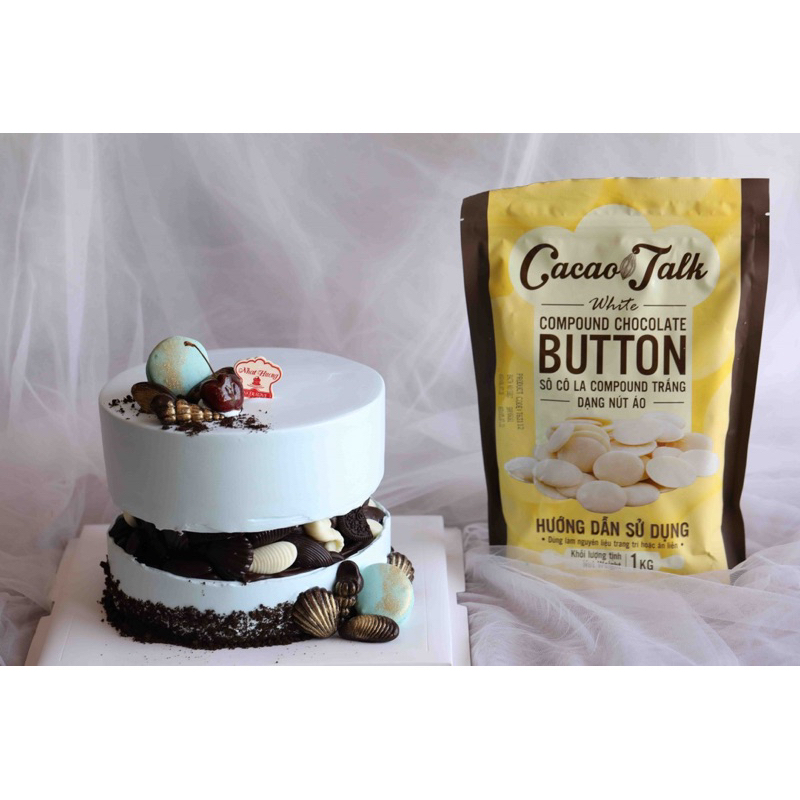 Socola Compound hạt nút Cacao Talk 1kg