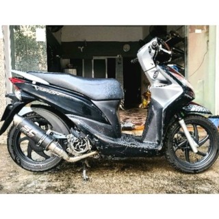 Cổ vision cổ 2 khúc gắn pô độ.
