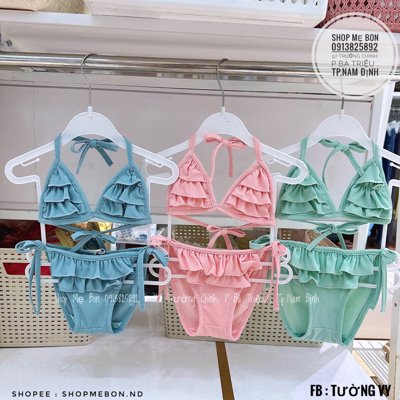 Bộ bơi 2 mảnh Bikini hãng Hrnee cho bé gái