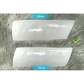 Tem TaFu chữ trắng lột được. trang trí các dòng xe