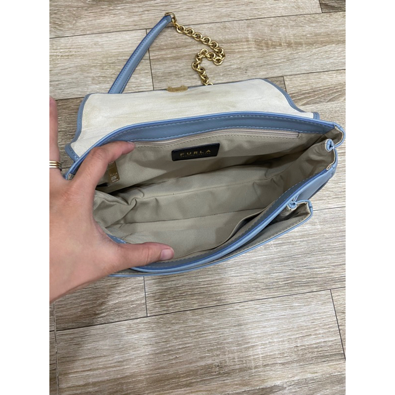 Túi si da thật hiệu Furla