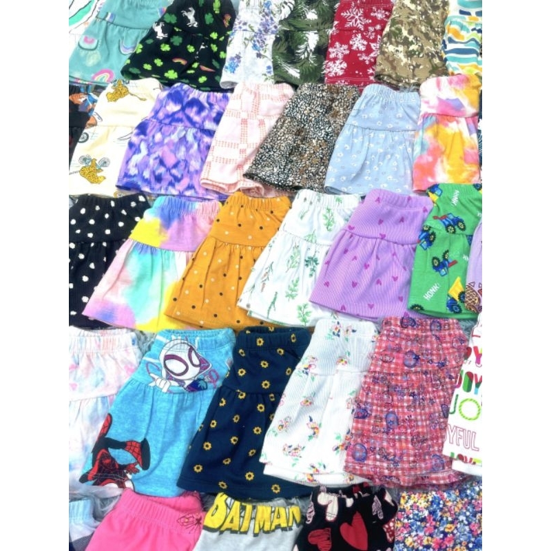 Chân Váy Một Tầng Kèm Chíp Vải Cotton xuất Dư Chân Váy Kèm Chíp Bé Gái Cotton 8-20kg