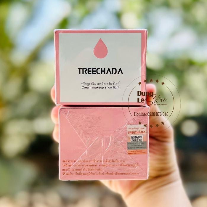 Kem Makeup dưỡng trắng TREECHADA chính hãng Thái Lan