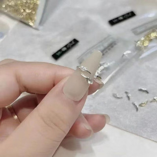 set 30 charm kim loại trang trí móng