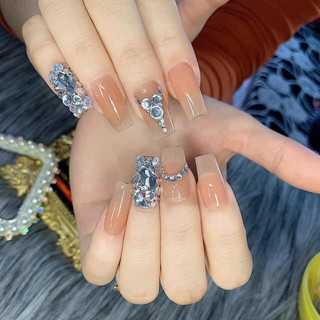 Miếng dán tạm móng úp nail, keo dán tạm móng úp nailbox miếng 10 ngón - V&K Beauty
