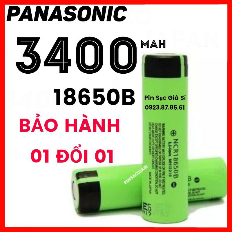 Pin Panasonic 18650 3400maH JAPAN