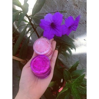 Kem face hoa hồng tím siêu trắng