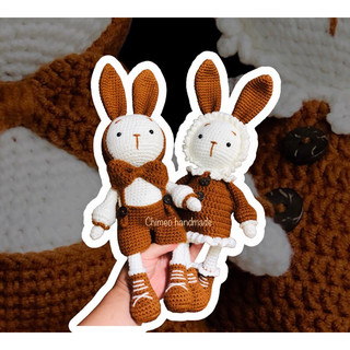 Đôi thỏ MiMi & MiTi bằng len