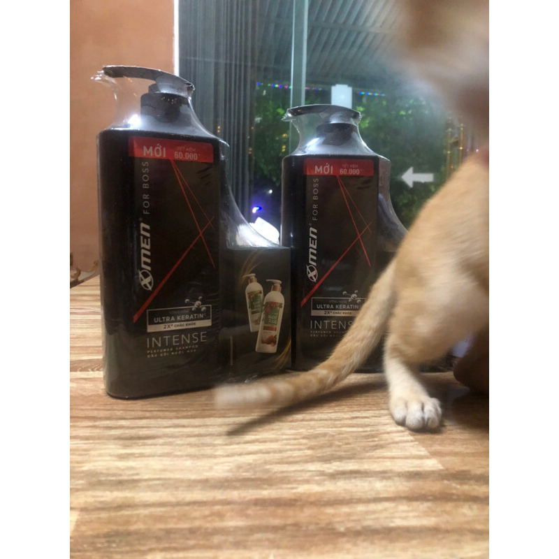 DẦU GỘI XMEN FORBOSS ULTRA KERATIN 650gram kẹp khuyến mại