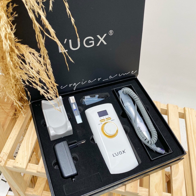 Máy mài tích điện Lugx chính hãng,hàng full box tặng kèm đầu mài sứ