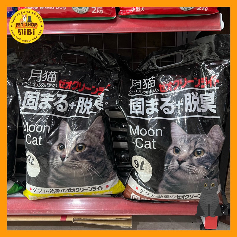 [CÁT VỆ SINH] Cát MOON Cát Nhật Đen 9L Siêu Rẻ