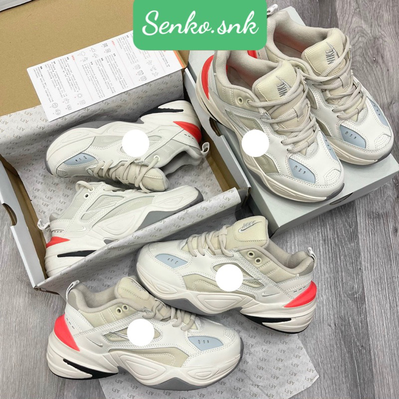 Giày thể thao Sneaker M2K gót cam khói Bản Cao Cấp