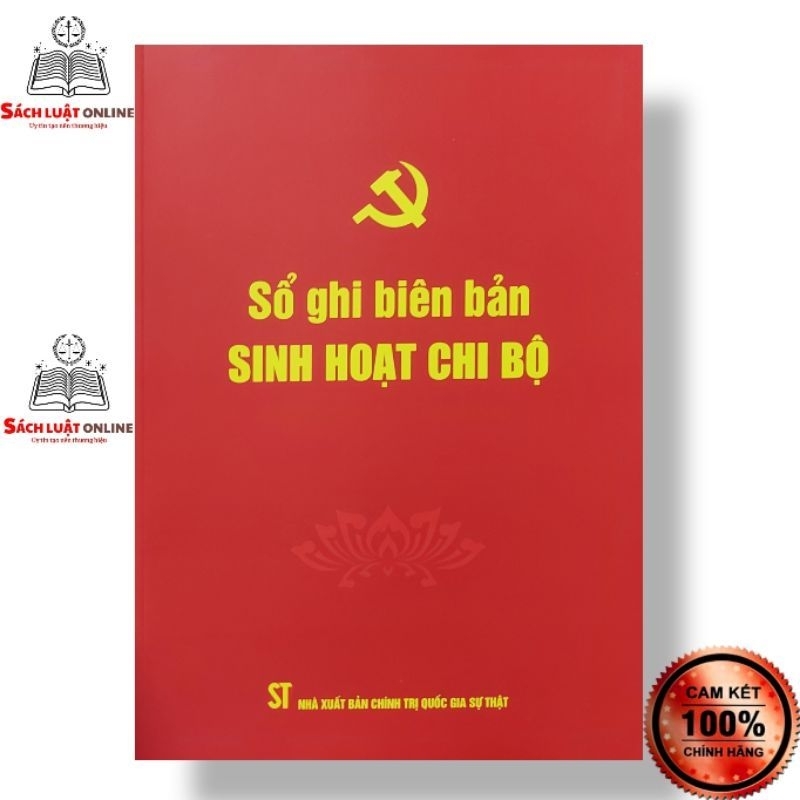 Sổ - Bộ sổ công tác dành cho chi bộ