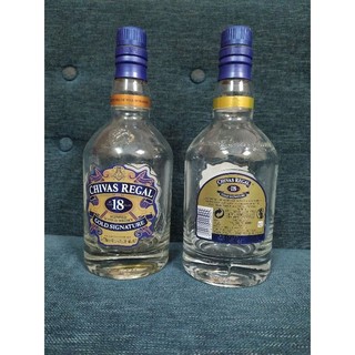 VỎ CHAI CHIVAS 18 GOLD, FULL BOX, [RỖNG]