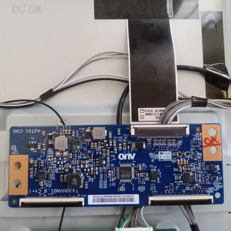 Bo mạch tivi Sony 43W800G,bo xử lý,main chính, củ, Tcon, wifi, mắt nhận