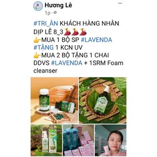 trọn bộ sản phẩm lavenda