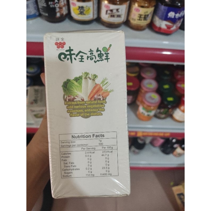 Hạt nêm rau cải chay đài Loan.