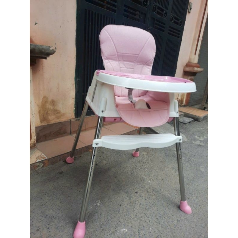 Ghế ăn dặm chân cao 2in1 pediasure, ghế ăn bập bênh 2in1