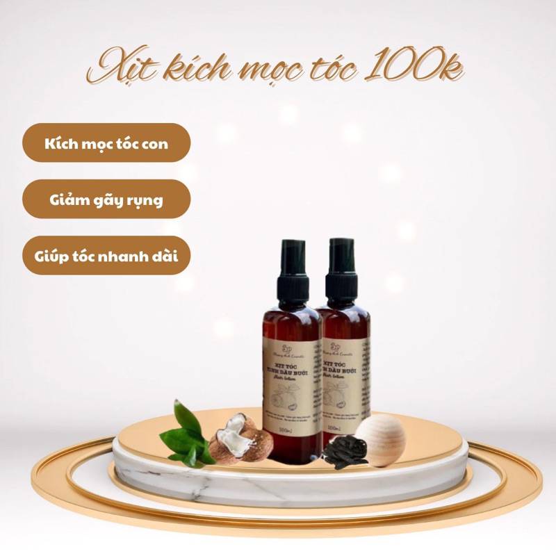 Combo 2 Xịt Tóc Tinh Dầu Bưởi Phương Anh Cómetic Chính Hãng / giúp mọc toc , giảm rụng , chắc khoẻ cho tóc