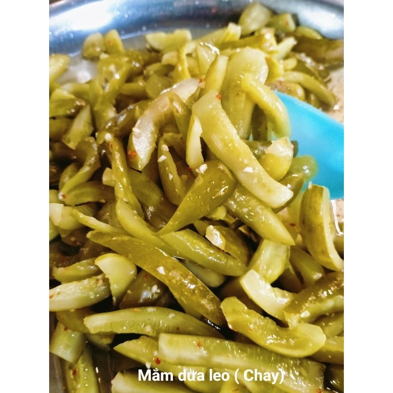 Mắm Dưa Leo AN GIANG - HỘP 1kg - Chay, mặn đều dùng được