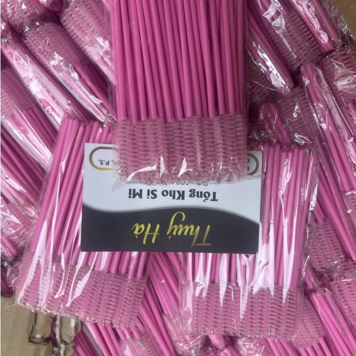 Chổi chải mi  thường ( BỊCH 50 CÂY) _dụng cụ nối mi_THÚY HÀ